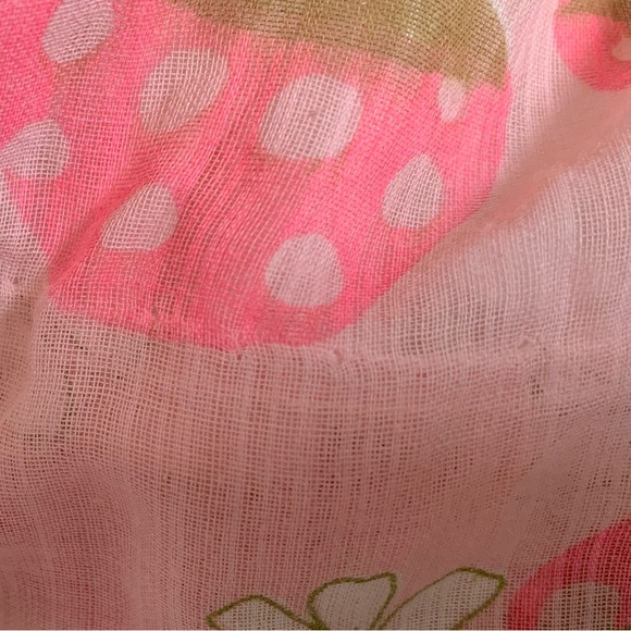 Vintage Early 60’s Holliday Toronto Neon Pink Mushroom Girls Pink Ruffle Dress - Picture 12 of 16